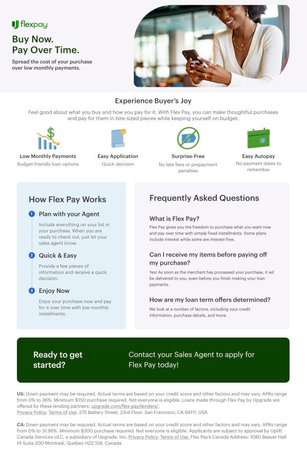 Flex Pay graphic